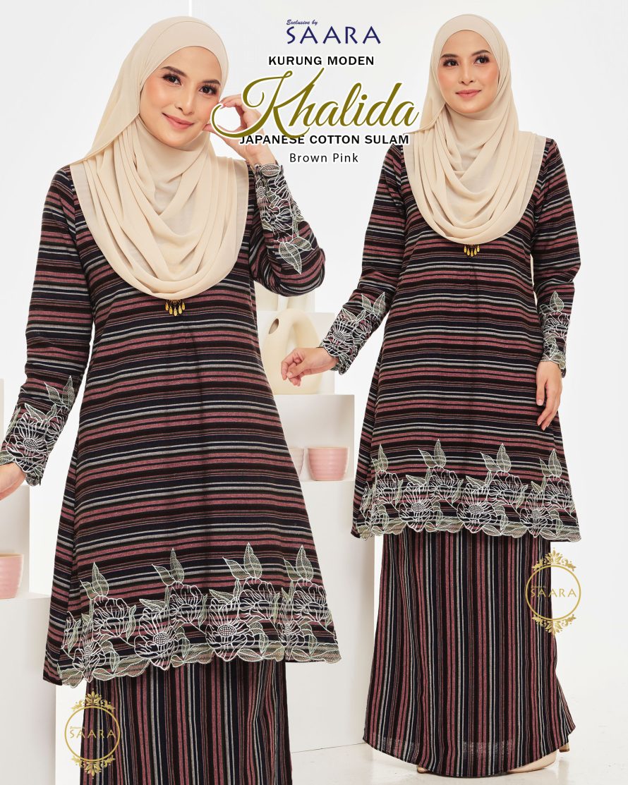 KHALIDA – BROWN PINK – (PREORDER BY BATCH)