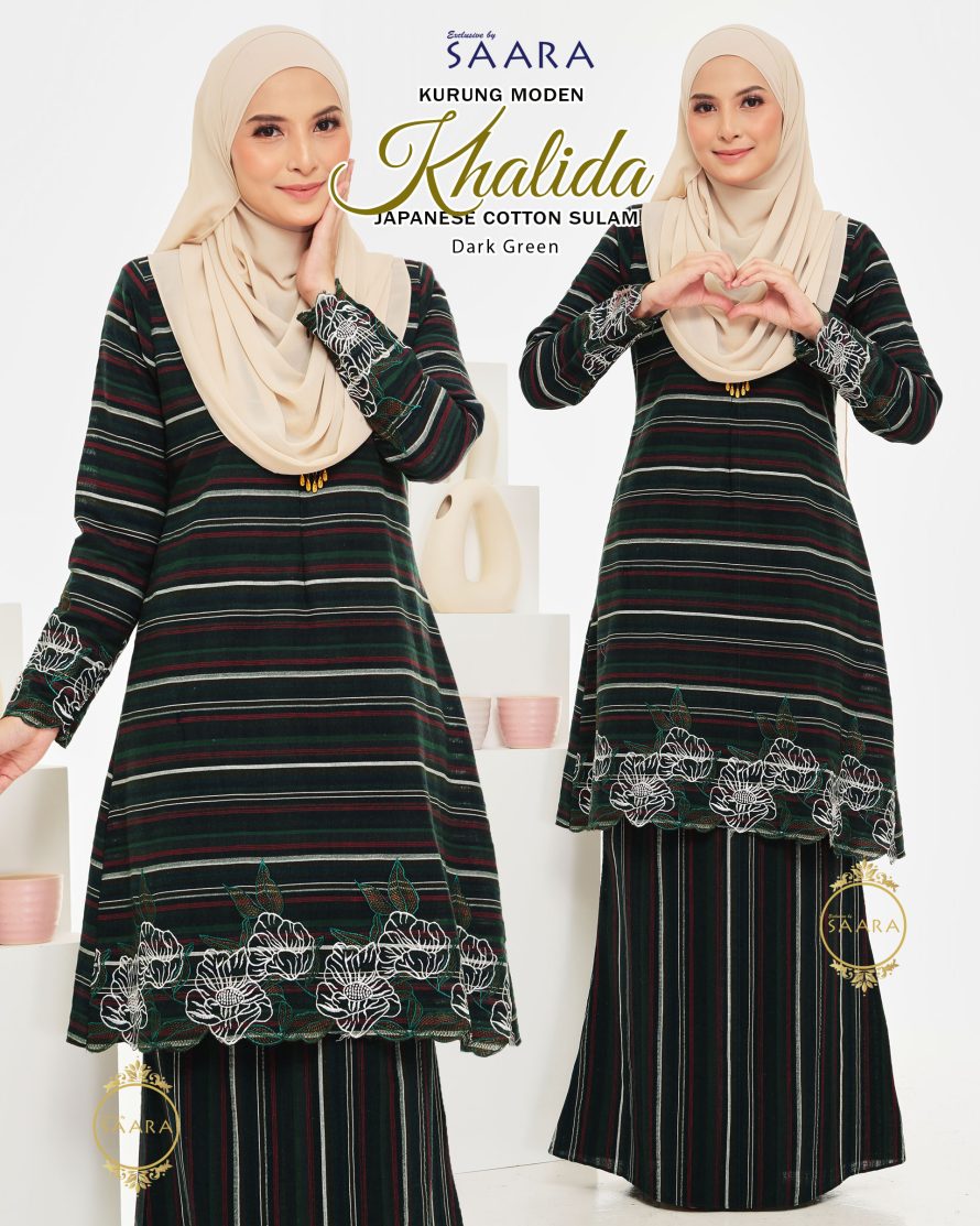 KHALIDA – DARK GREEN – (PREORDER BY BATCH)