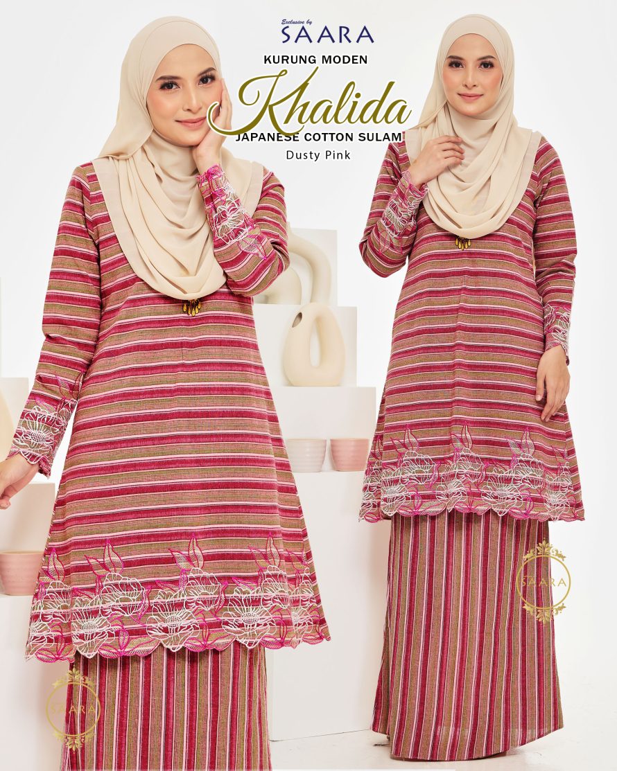 KHALIDA – DUSTY PINK – (PREORDER BY BATCH)