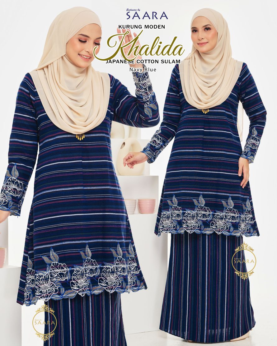 KHALIDA – NAVY BLUE