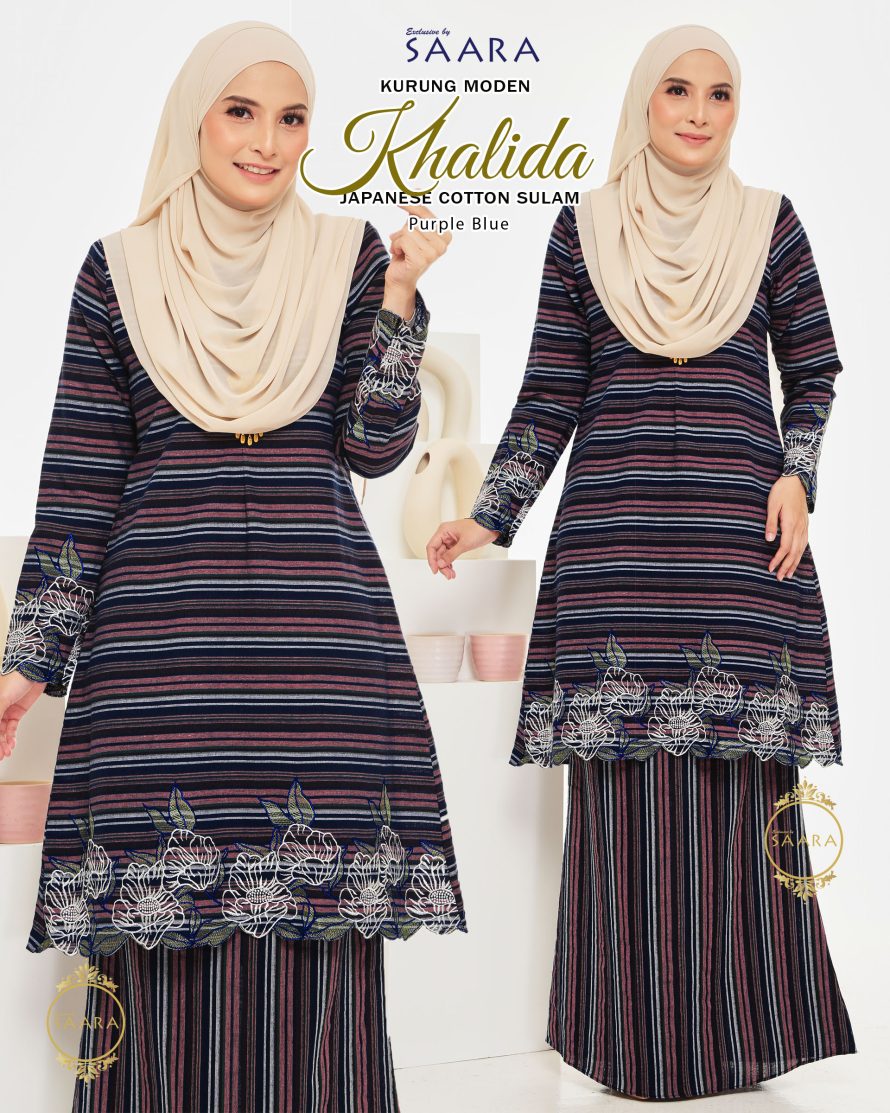 KHALIDA – PURPLE BLUE