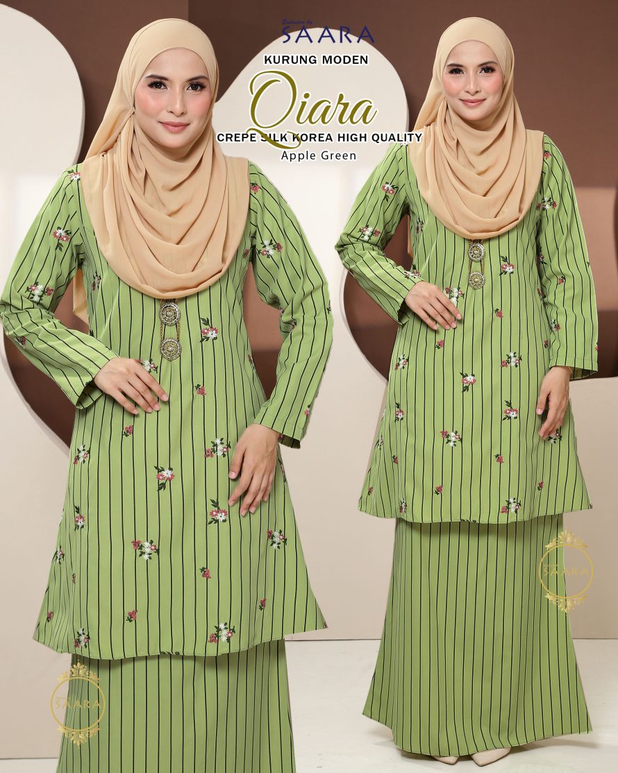 QIARA – APPLE GREEN (PREORDER BY BATCH)