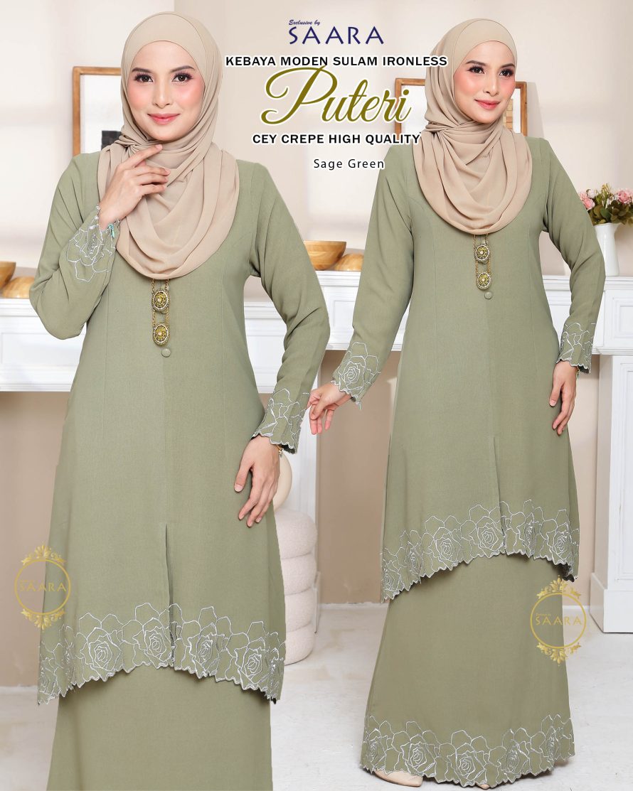 PUTERI – SAGE GREEN (PREORDER BY BATCH)