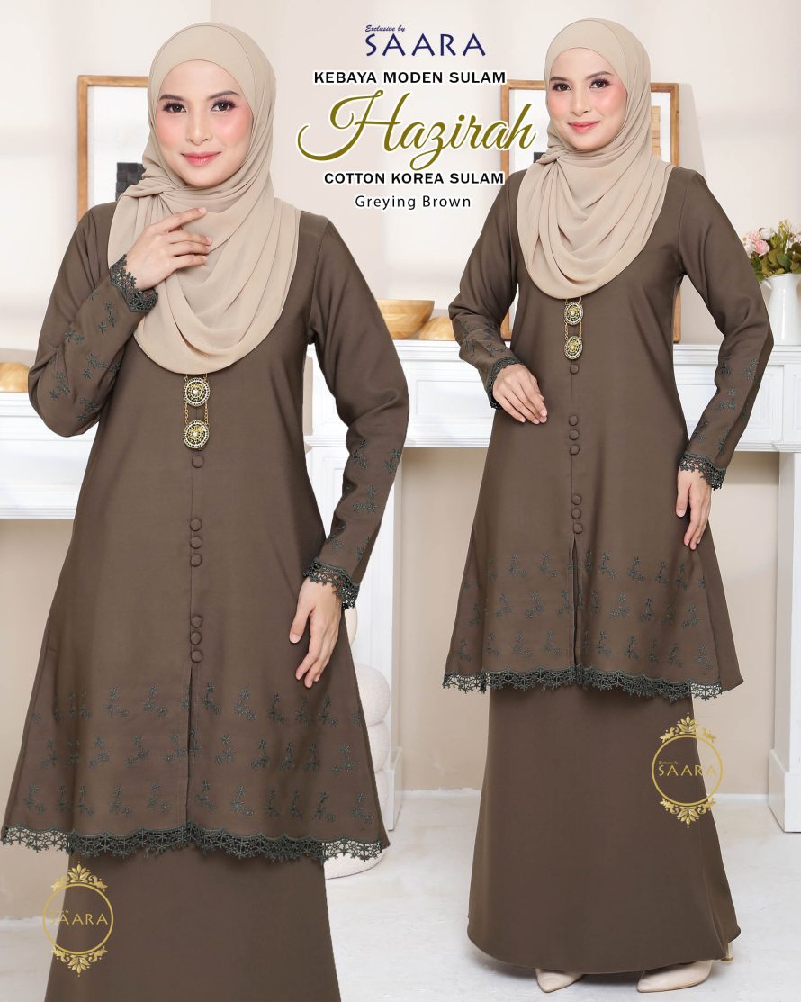 HAZIRAH – GREYING BROWN – (PREORDER BY BATCH)