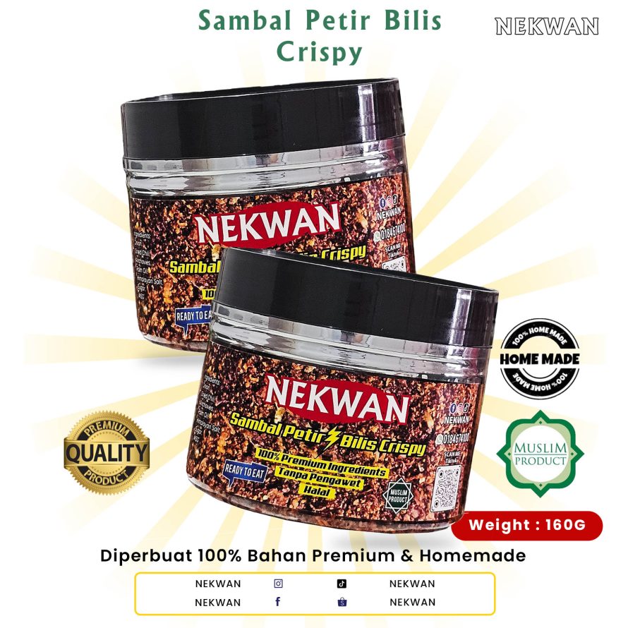 NEKWAN – SAMBAL PETIR BILIS CRISPY
