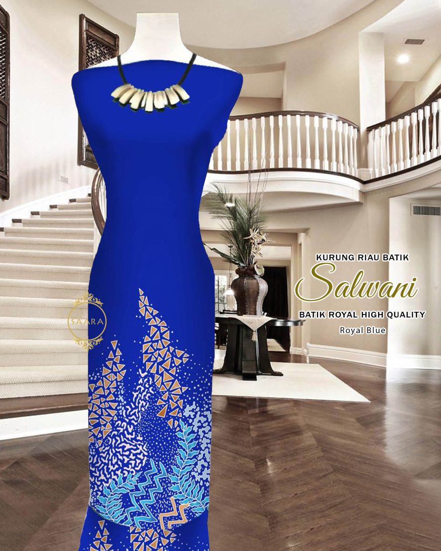 BATIK SALWANI – ROYAL BLUE
