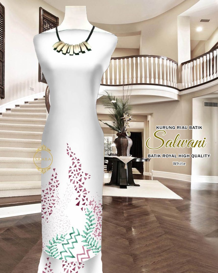 BATIK SALWANI – WHITE