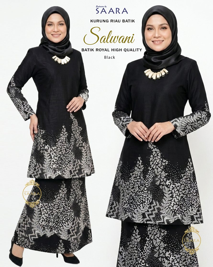 BATIK SALWANI – BLACK