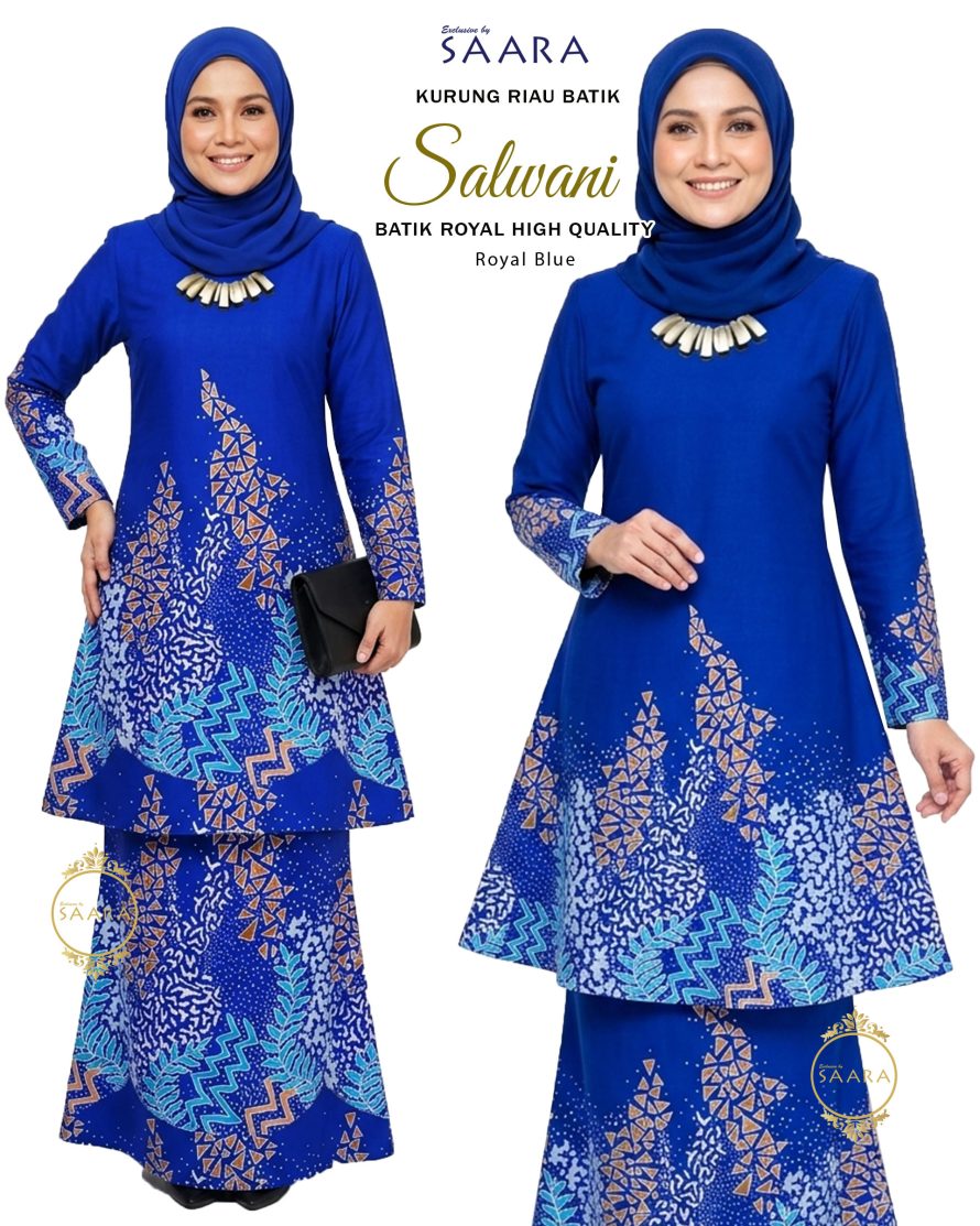 BATIK SALWANI – ROYAL BLUE