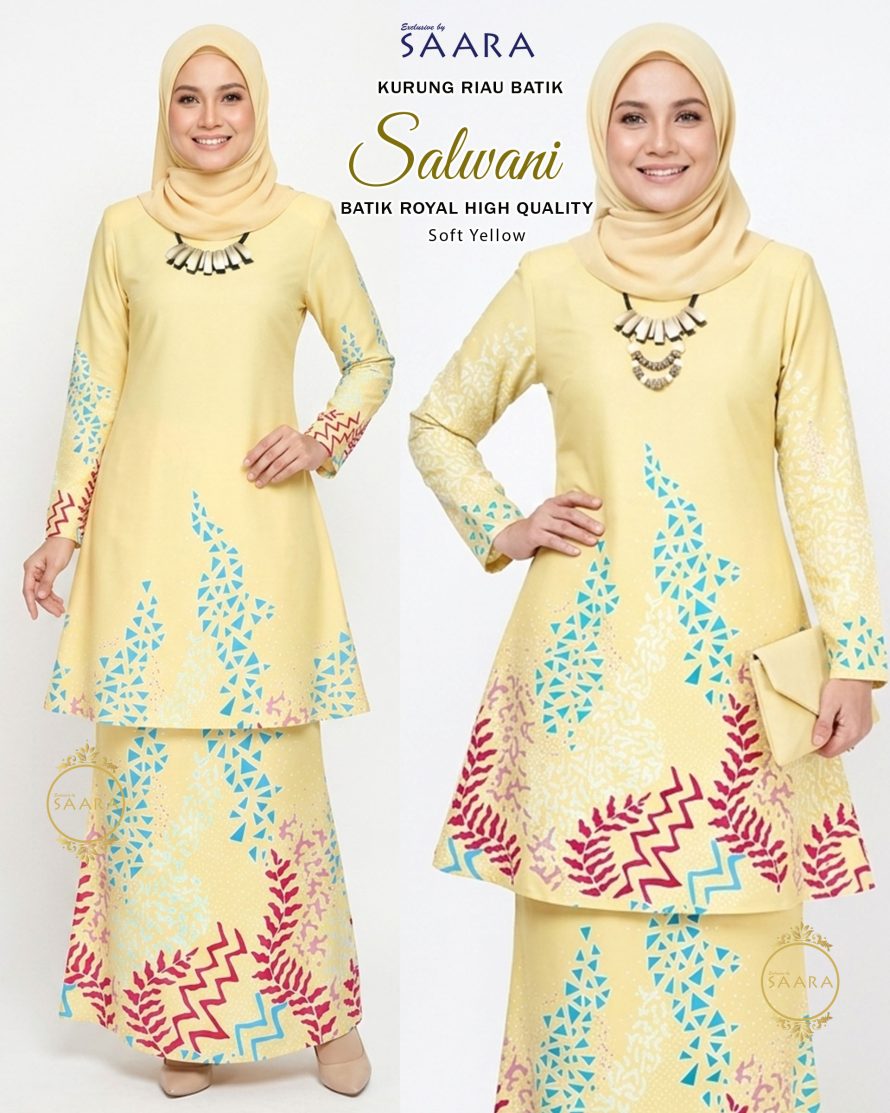 BATIK SALWANI – SOFT YELLOW