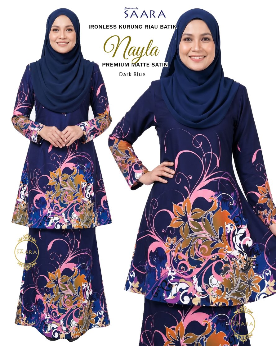 BATIK NAYLA – DARK BLUE