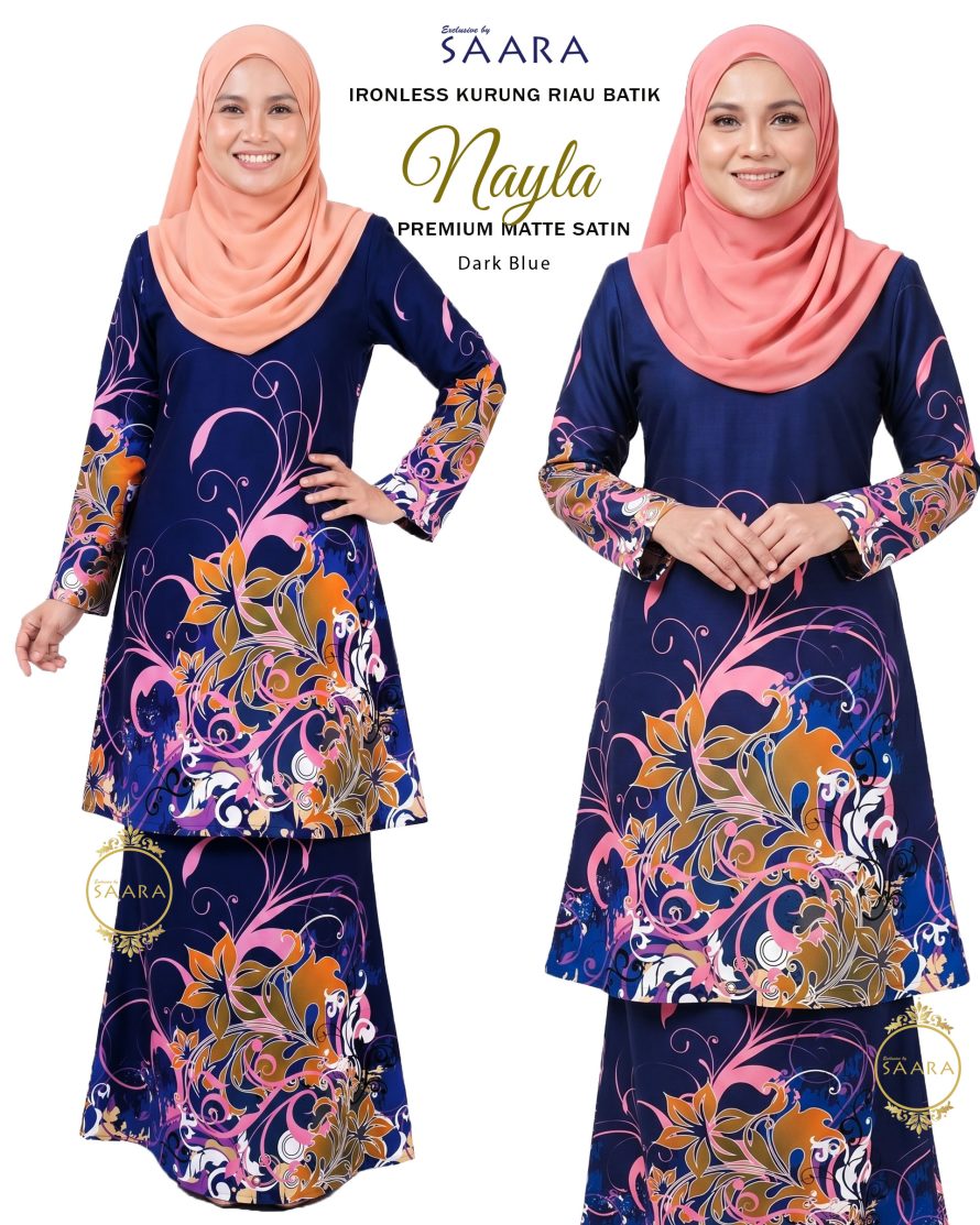 BATIK NAYLA – DARK BLUE