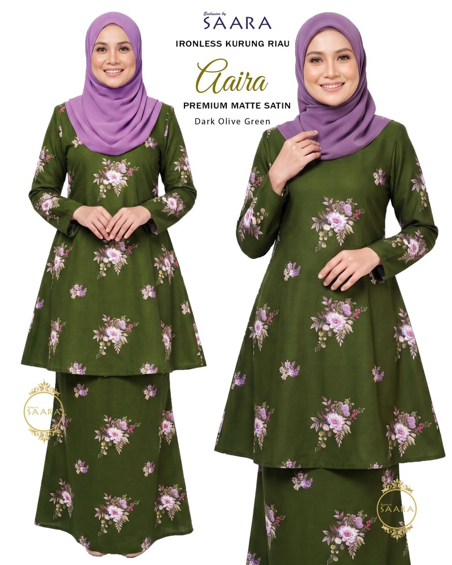 AAIRA – DARK OLIVE GREEN