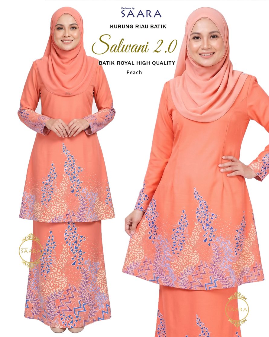 BATIK SALWANI 2.0 – PEACH