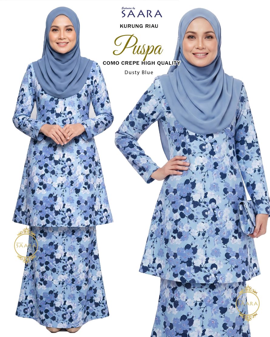 PUSPA – DUSTY BLUE