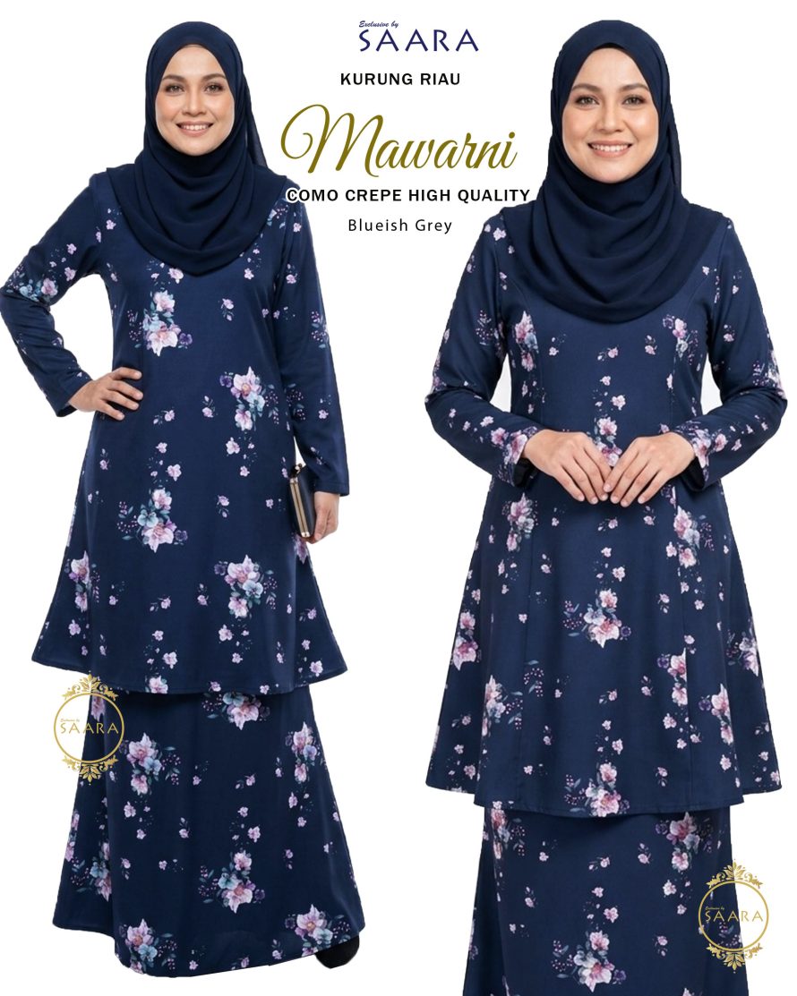 MAWARNI – BLUEISH GREY
