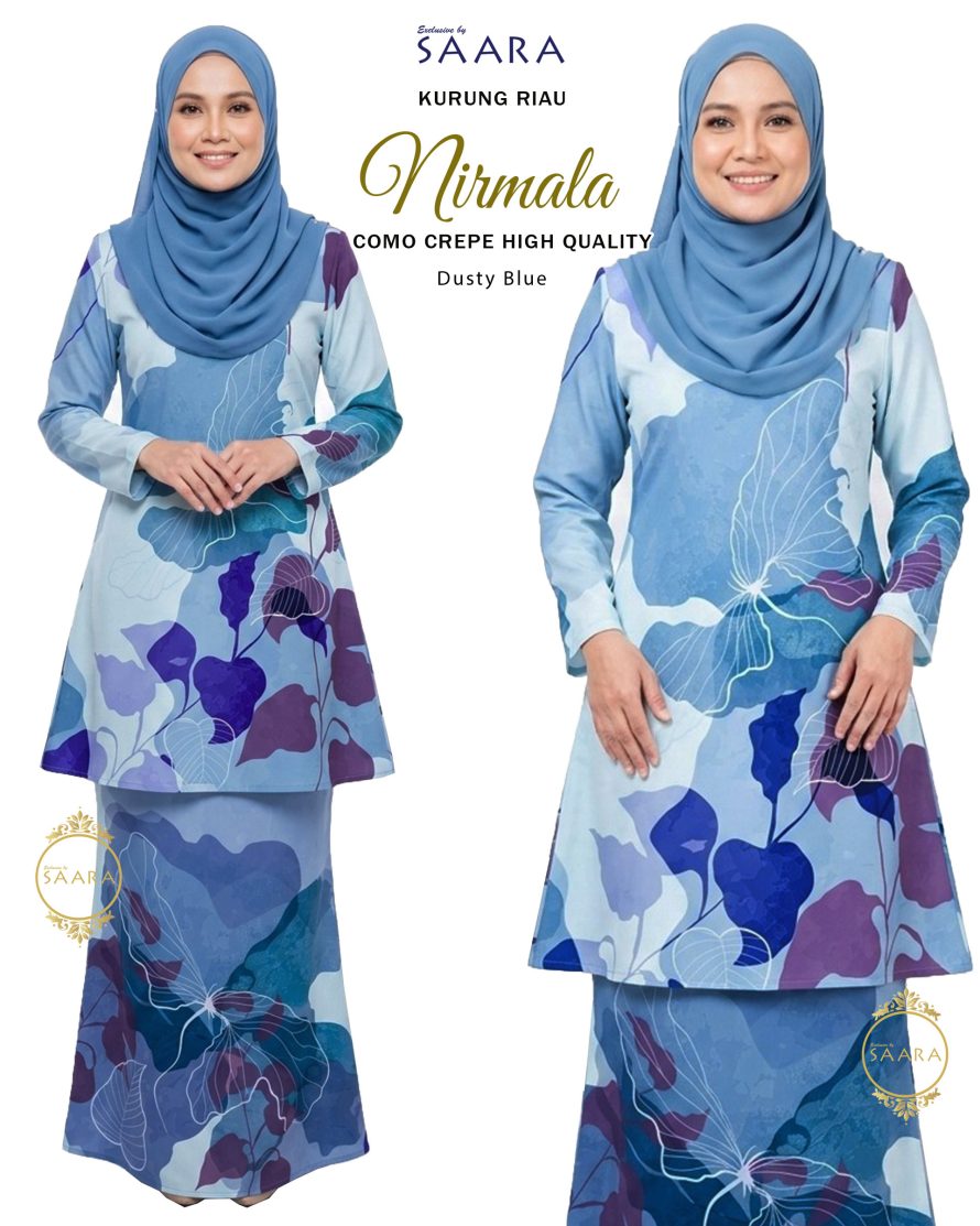 NIRMALA – DUSTY BLUE